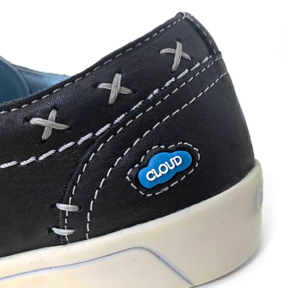 CLOUD Footwear Aika Women’s Leather Sneaker Blue Brushed Sole Size EU 37 - NEW - Picture 6 of 11